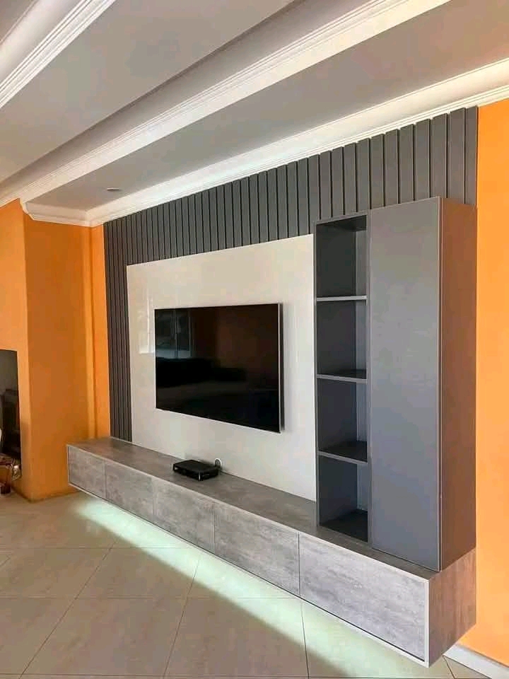 Media Unit with Shelving